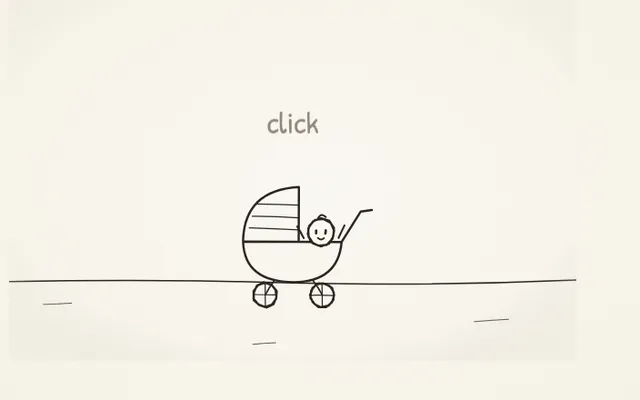 Title screen of click of life